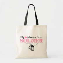 Mein Herz gehört einem Soldaten Taschen
