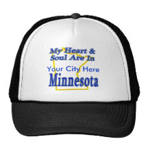 Mein Herz u. Soul sind in Minnesota Retrokultmütze