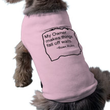 Mein Inhaber macht Sachefall weg von Wände Bassist Hunde Shirts