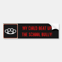 Mein Kind schlug oben das Schoo… Auto Sticker