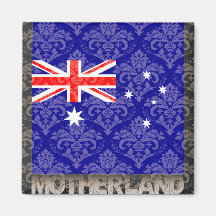 Mein Mutterland Australien Kühlschrankmagnete