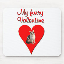 Mein PelzValentinsgruß Mousepad