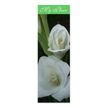 Mein Platz Gladiola Buch-Kennzeichen Visitenkarte