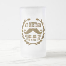 Mein Schnurrbart holt alle Mädchen zum Yard Kaffeetasse