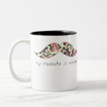 mein Schnurrbart ist Vintager Becher Kaffee Haferl