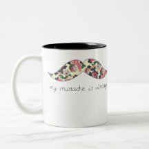 mein Schnurrbart ist Vintager Becher Kaffee Haferl