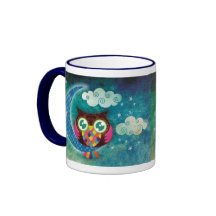 Mein sichelförmiger Eulen-Becher Tee Tasse
