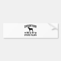 Mein Spinone Italiano Hund Auto Sticker