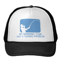 Mein trinkendes Team hat ein Fischen-Problem Truckerkappen