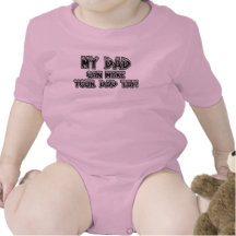 Mein Vati kann Ihren Vati klopfen lassen Babybody