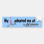 Mein Vogel adoptierte mich Stoßaufkleber Auto Sticker