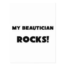 MEINE Beautician FELSEN! Postkarte