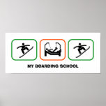 MEINE BOARDING-SCHULE PLAKATDRUCKE