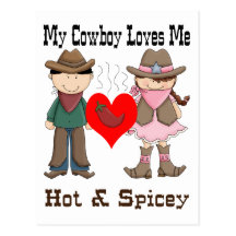 Meine Cowboy-Lieben ich Postkarte