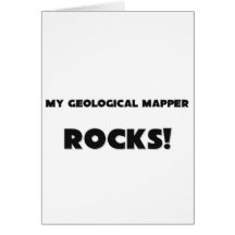 MEINE geologischen Kartograph FELSEN! Grußkarten