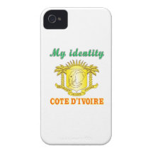 Meine Identität Elfenbeinküste iPhone 4 Cover