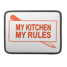 Meine Küche. Meine Regeln. Spaß-Entwurf für Küchen MacBook Pro Sleeves