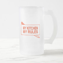 Meine Küche. Meine Regeln. Spaß-Entwurf für Küchen Kaffee Haferl
