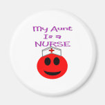 Meine Tante ist ein Krankenschwester ROT-SMILEY Magnete