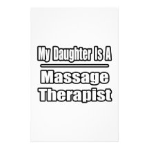 Meine Tochter ist ein Massage-Therapeut Druckpapier