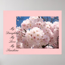 Meine Tochter meine Liebe mein Sonnenschein druckt Plakatdrucke