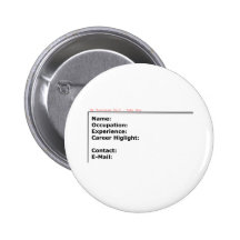 Meine Visitenkarte die MUSEUM Zazzle Geschenke Anstecknadelbutton