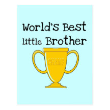 Meister-kleiner Bruder-T-Shirts und Geschenke Postkarte