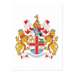 Melbourne-Wappen Postkarten
