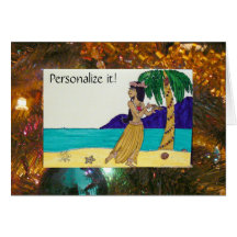 Mele Kalikimaka Grußkarten