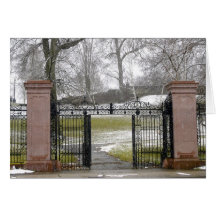 Mellon-Park-Eingang Grußkarten