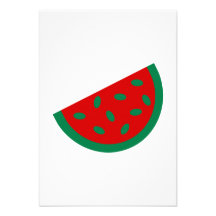 Melone Ankündigungskarte