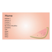 Melone - Geschäft Visitenkarten