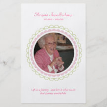 Memoriam im liebevolles Gedächtnis-Begräbnis- Foto Bedruckte Flyer
