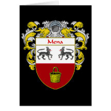Mena Wappen (überzogen) Karte