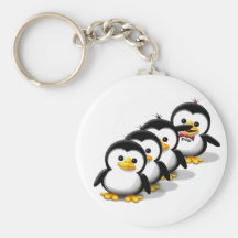 Menge der Pinguine Schlüsselanhänger