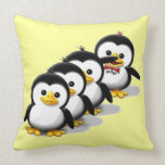 Menge der Pinguine Zierkissen