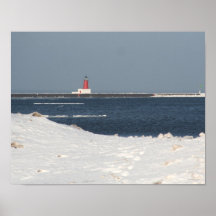 Menominee-Leuchtturm Plakate