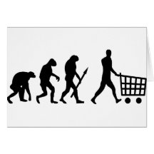 menschliche EinkaufsEvolution Karten
