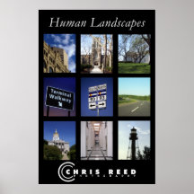 Menschliche Landschaften Poster