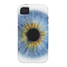 Menschlicher blauer Augapfel Case-Mate iPhone 4 Case