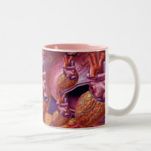 Menschlicher Herz-Becher Tassen