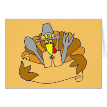Menü für Thanksgiving! - Grußkarten