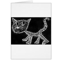 Meow!  Kaufen Sie mich bitte! Grußkarten