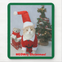 MEOWry Weihnachten! mousepads