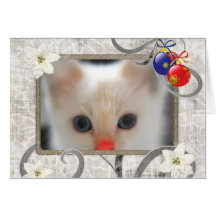 Meowy Weihnachten Grußkarten
