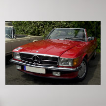 Mercedes Roadster Posterdrucke