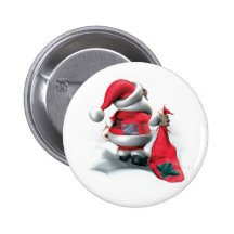 merkwürdiges glückliches Weihnachten Anstecknadel