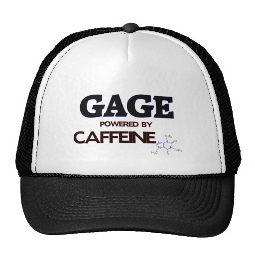 Messgerät angetrieben durch Koffein Baseball Kappe
