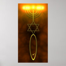 Messianisches Siegel Wand-Hängen Plakatdrucke