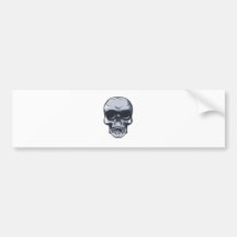 Metall Schädel Totenkopf metal skull Autosticker